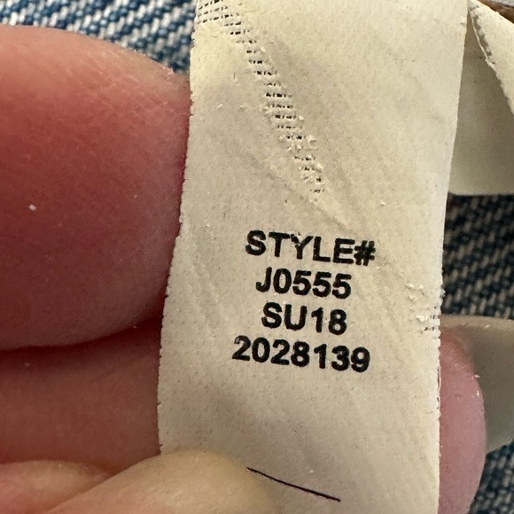 Madewell Color Block Blue Denim Skirt Raw Hem 5 Pocket Styling Zipper Fly - Picture 9 of 11